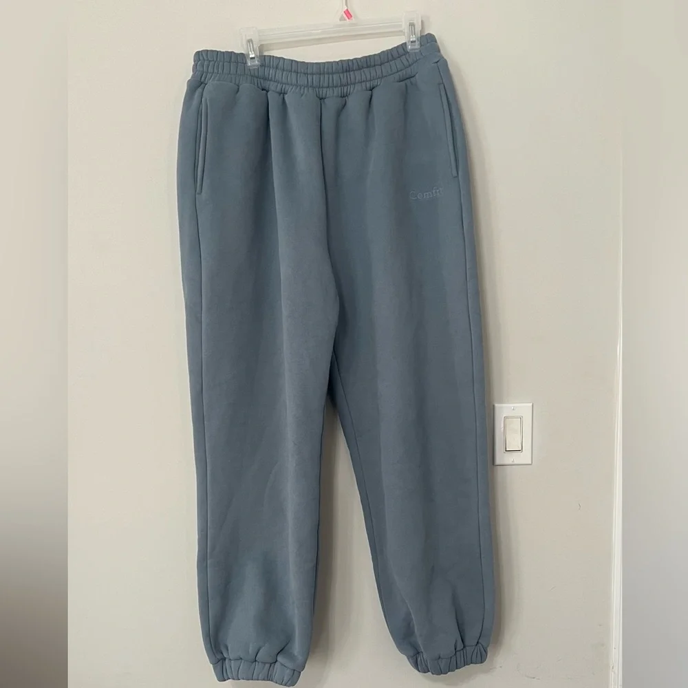 Comfrt Sky Blue Joggers - Picture 2 of 8